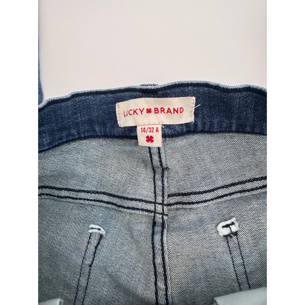 Lucky Brand Sweet Mid Rise Straight Jeans Womens 14/32 Medium Wash Denim Blue - Picture 5 of 10